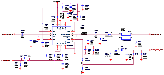 图3-2 2.4GHz PA电路